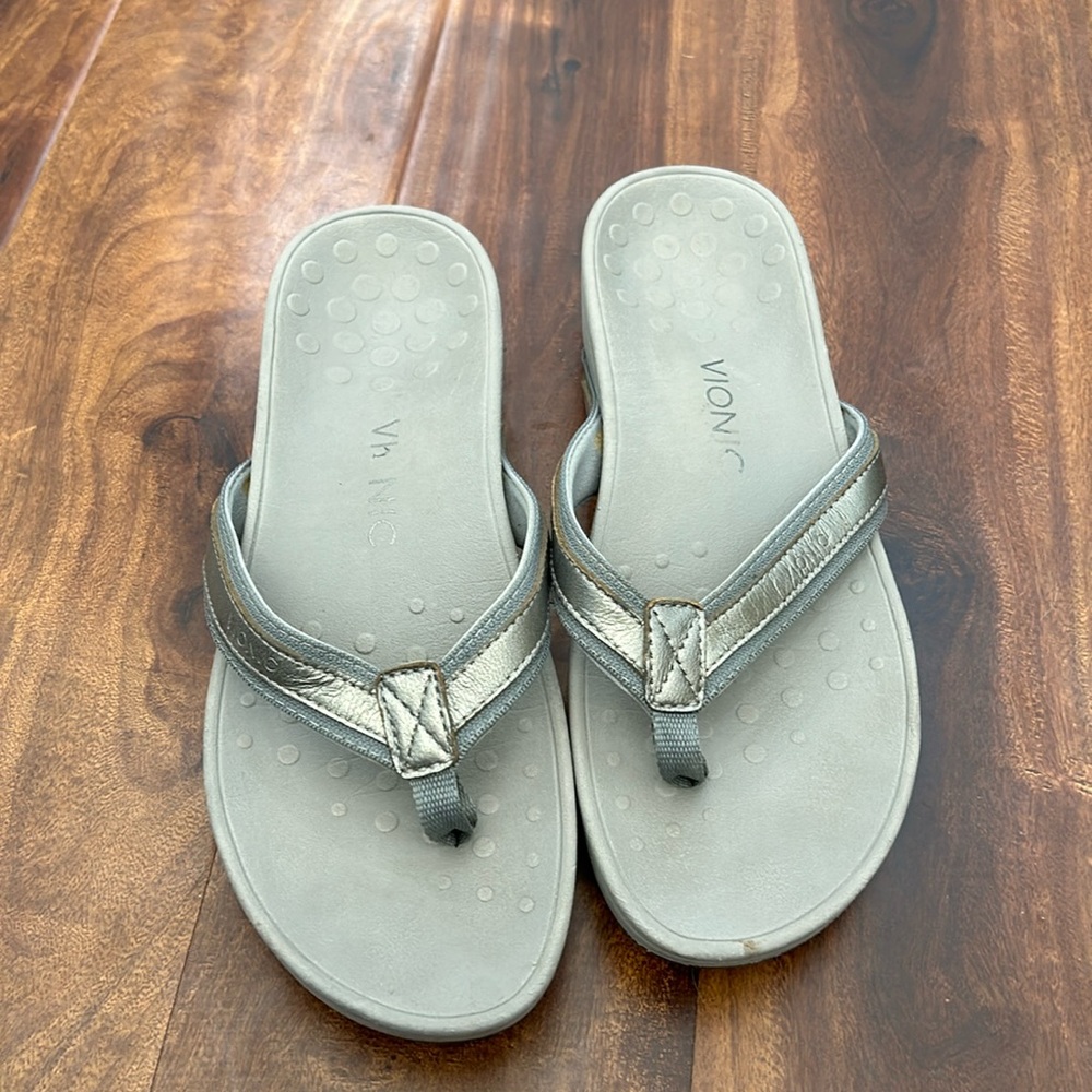 Silver Vionic Sandals - image 1